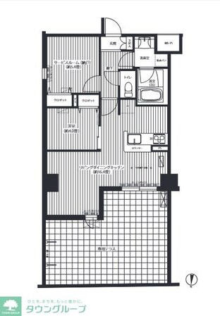 フィルージュ浦和常盤の物件間取画像